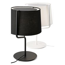 Lámpara sobremesa negra BERNI 20W Faro