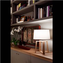 Lámpara sobremesa blanca BLISS 60W Faro