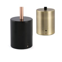 Lámpara sobremesa negro y cobre HOSHI 4W Faro