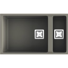 Fregadero de 1 cuba y media Tundra 75 x 45cm Zie Poalgi