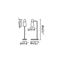 Lámpara sobremesa blanco LAO 4,5W Faro