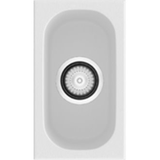 Fregadero de 1 cuba Blanco 34 x 19,5cm Gandia Poalgi 