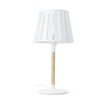 Lámpara sobremesa beige MITIC 60W