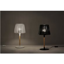 Lámpara sobremesa negra MIX 60W Faro