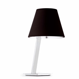 L&aacute;mpara sobremesa negra MOMA 60W Faro