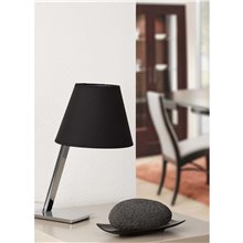 Lámpara sobremesa negra MOMA 60W Faro