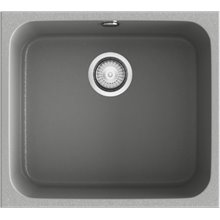 Fregadero de 1 cuba Metalizado 54 x 44,5cm Gandia Poalgi
