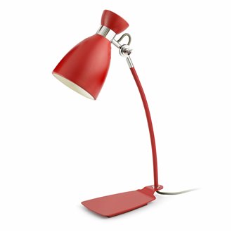 L&aacute;mpara sobremesa roja RETRO 20W Faro