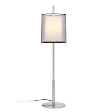 Lámpara sobremesa níquel mate SABA 40W