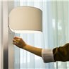L&aacute;mpara pie aluminio y blanco STAND UP 20W Faro