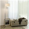 L&aacute;mpara pie aluminio y blanco STAND UP 20W Faro
