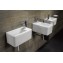 Lavabo suspendido NOTE 45 sin orificio