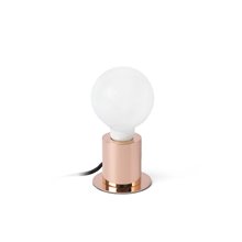 Lámpara sobremesa níquel y blanco SWEET 20W