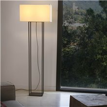 Lámpara pie marrón VESPER 20W Faro