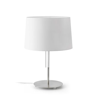 L&aacute;mpara sobremesa blanca VOLTA 20W Faro