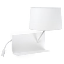 Aplique HANDY blanco con lector LED derecha Faro