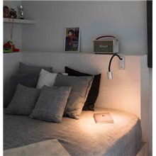 Aplique lector LESER LED níquel satinado Faro
