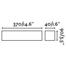 Aplique NASH LED blanco 16W Faro