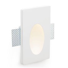 Lámpara empotrable PLAS-1 LED blanca 10x16,5cm...