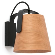 Aplique STOOD negro y madera