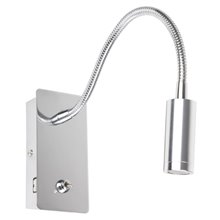 Aplique lector JULIET LED cromo con USB Faro