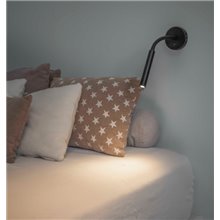 Aplique lector KALE LED negro Faro