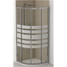 Mampara de ducha semicircular Siena de Futurbaño