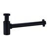 Sif&oacute;n negro mate para lavabo o bid&eacute; IMEX