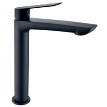 Grifo alto de lavabo negro mate Imex Luxor