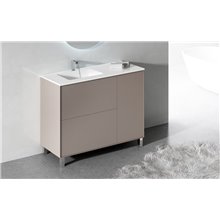 Mueble con lavabo y espejo fenólico LOIRA Doccia