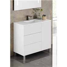 Mueble con lavabo fenólico DRAVA Doccia