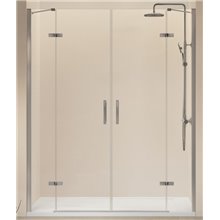 Mampara frontal 2 puertas abatibles NA415 Kassandra