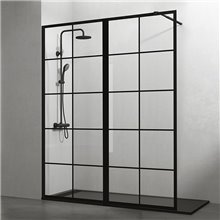 Mampara frontal panel fijo SCREEN BLACK CHESS XXL GME