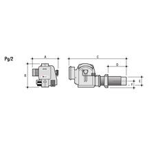 Quemador FERROLI, modelo PG 250/2, serie...