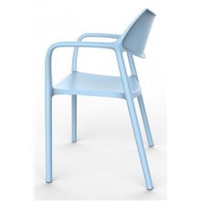 Set de 2 sillas con brazos azul cielo Spalsh Aire Resol