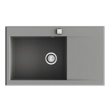 Fregadero de 1 cuba con escurridor Concret 86 x 52cm Shira Poalgi 