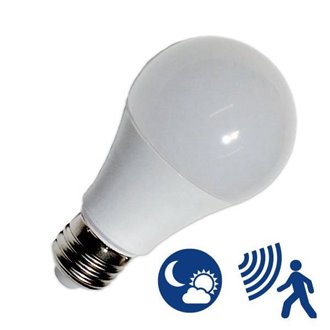 Bombilla LED con sensor de 7W E27