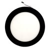 Panel Downlight redondo de 6W NEGRO