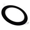 Panel Downlight redondo de 12W NEGRO