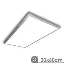Panel LED 30x60 rectangular 25W PLATA