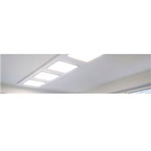 Panel LED 30x60 rectangular 25W PLATA