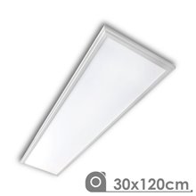 Panel LED 30x120 rectangular 40W PLATA