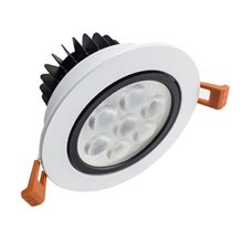 Foco LED circular direccionable 7W blanco