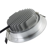 Foco LED circular direccionable 12W plata