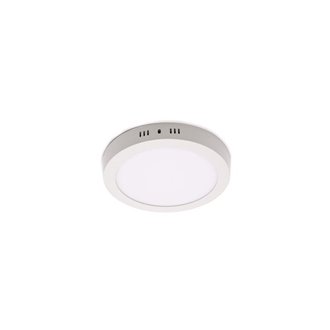 Plaf&oacute;n LED redondo &Oslash;12x4cm 6W blanco