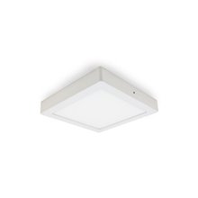 Plafón LED cuadrado 17x17x4cm 12W blanco
