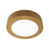 Plaf&oacute;n LED redondo &Oslash;17x4cm 12W madera
