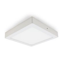 Plafón LED cuadrado 30x30x4cm 24W blanco