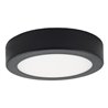 Plaf&oacute;n LED redondo &Oslash;22x4cm 18W negro