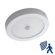 Plafón LED detector de presencia 18W blanco
